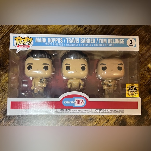 Funko Pop | Pop Rocks, Hot Top Expo 2022 Exclusive set, Blink 182. - Picture 1 of 16